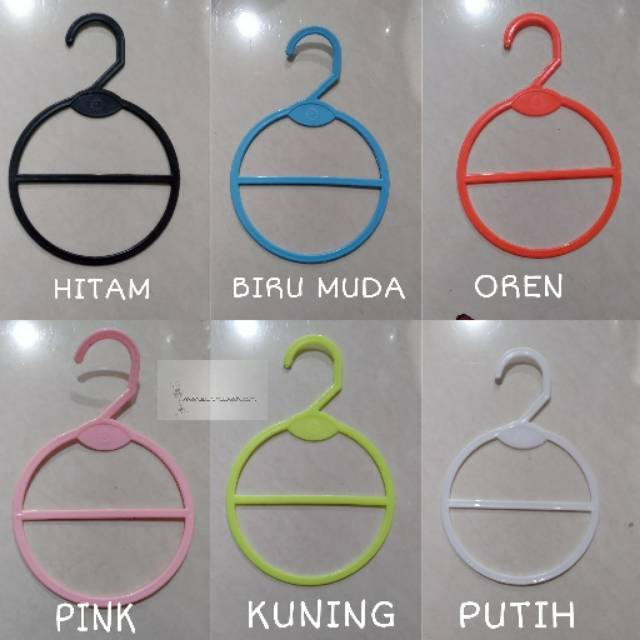 JT - Hanger Kerudung Bulat / Hanger Jilbab Bulat Palang / Display Kerudung