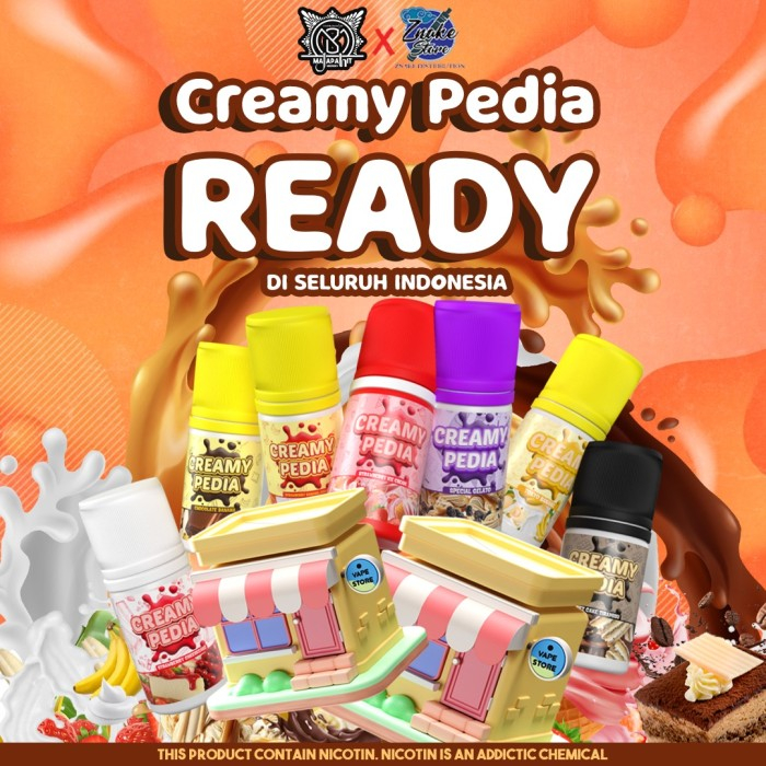 LIQUID CREAMYPEDIA 30ML STRAWBERRY ICE CREAM