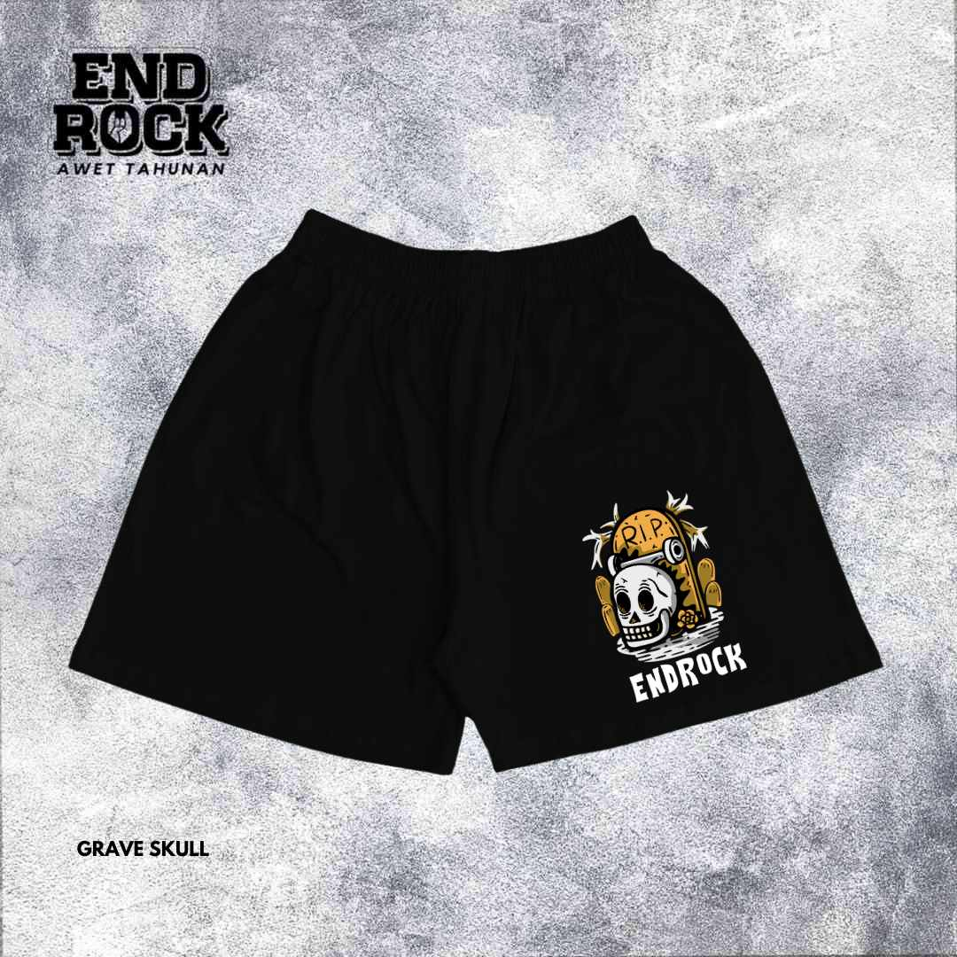 Sweatpants boxer tema &quot; Grave Skull &quot;