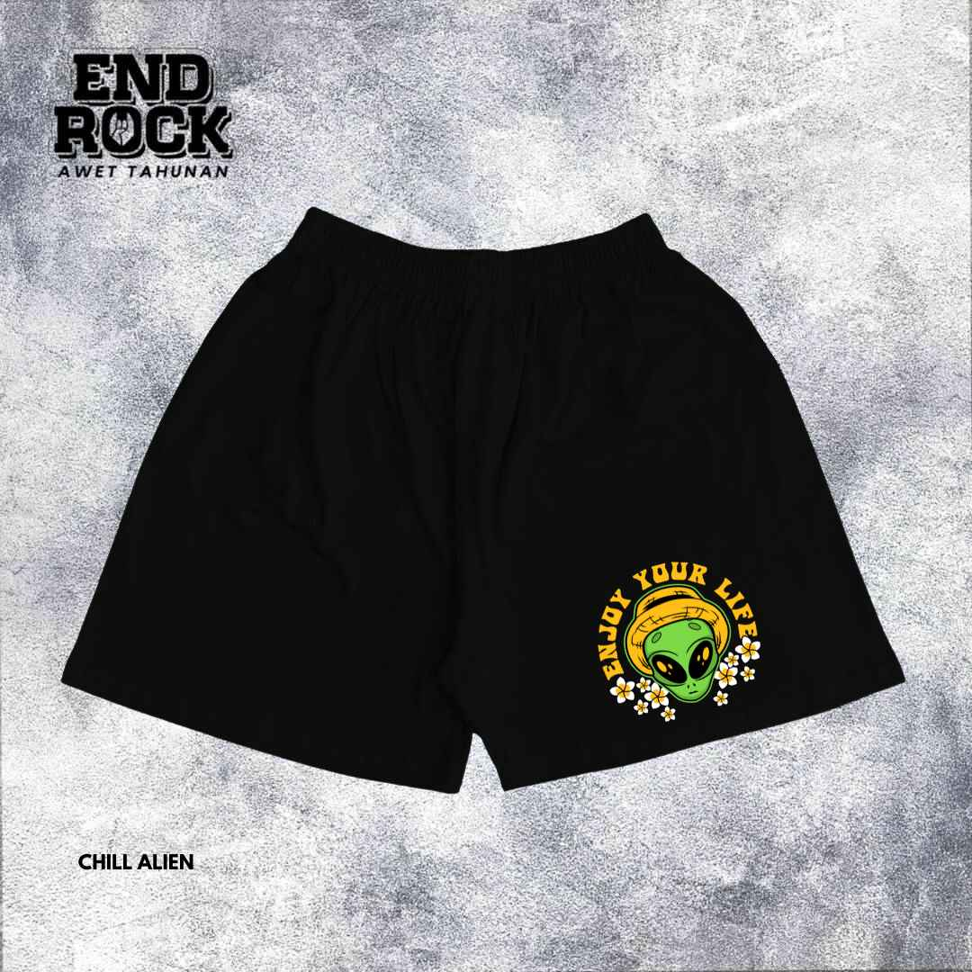 Sweatpants boxer tema &quot;Chill Alien&quot;