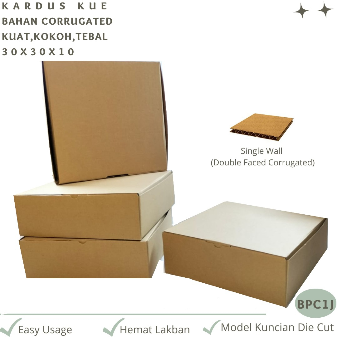 Kardus 30X30X10 Diecut (BPC1J-Corrugated)