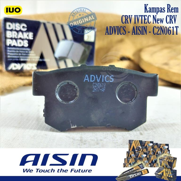 Brake Pad AISIN CRV iVTEC New CRV Kampas Rem ADVICS C2N061T - ORIGINAL