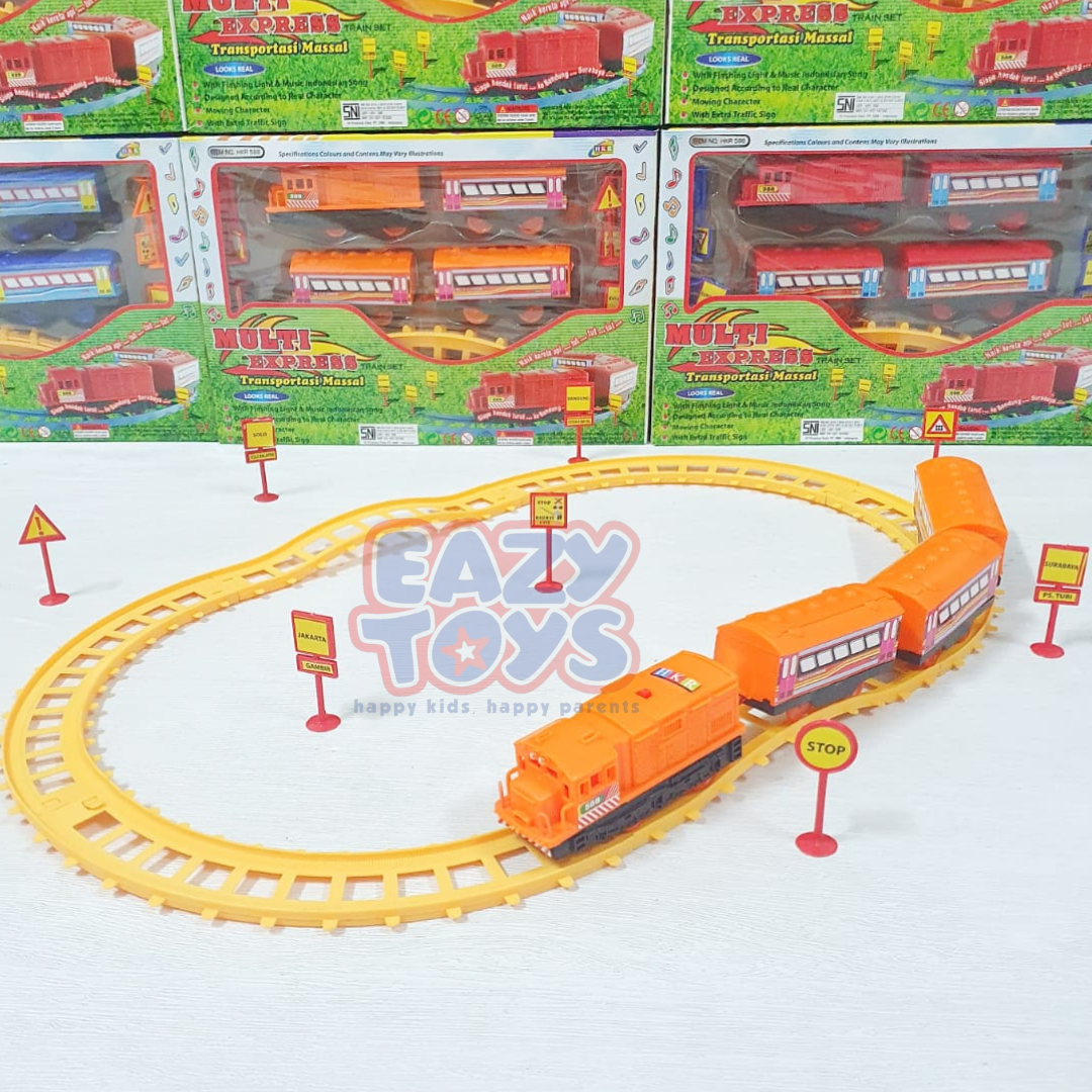 Mainan Kereta Keretaan Anak Kereta Api Track Set Multi Express 66-588