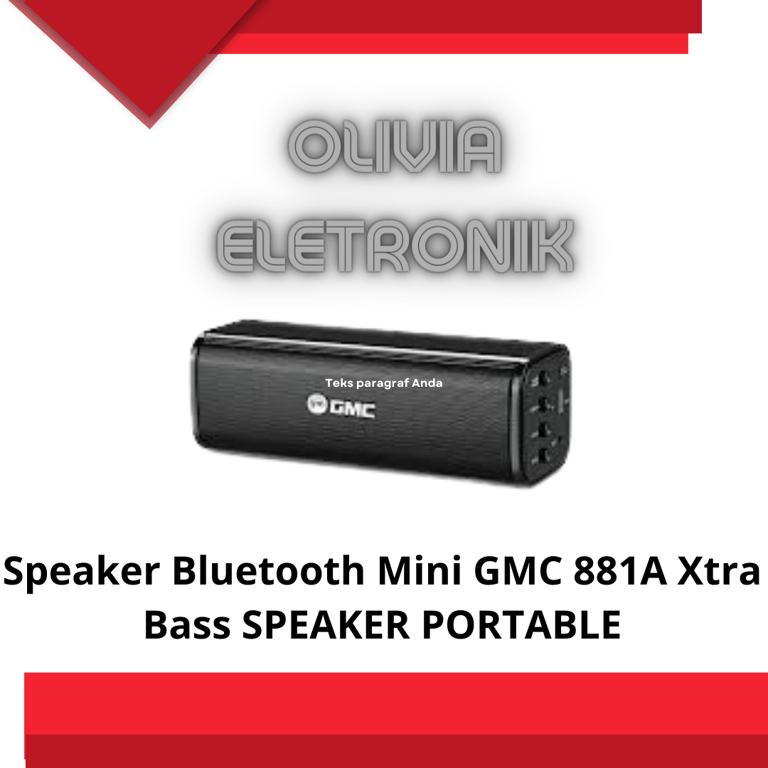 Speaker Bluetooth Mini GMC 881A Xtra Bass SPEAKER PORTABLE