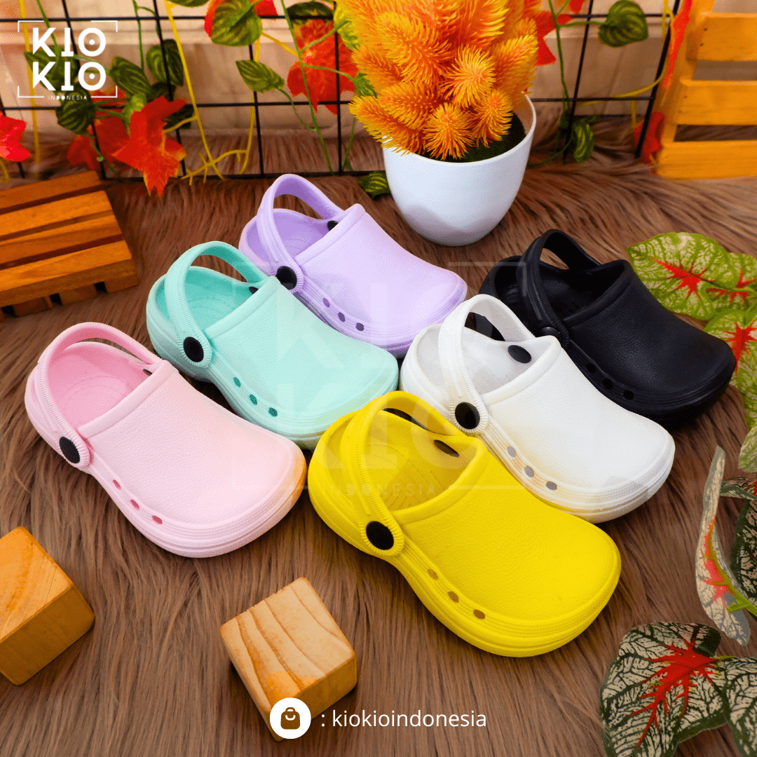 [2]SANDAL KODOK ANAK PEREMPUAN/LAKI LAKI SIZE 28-32 SANDAL KODOK BAIM CROCS ANAK CUTE NEW ARRIVAL
