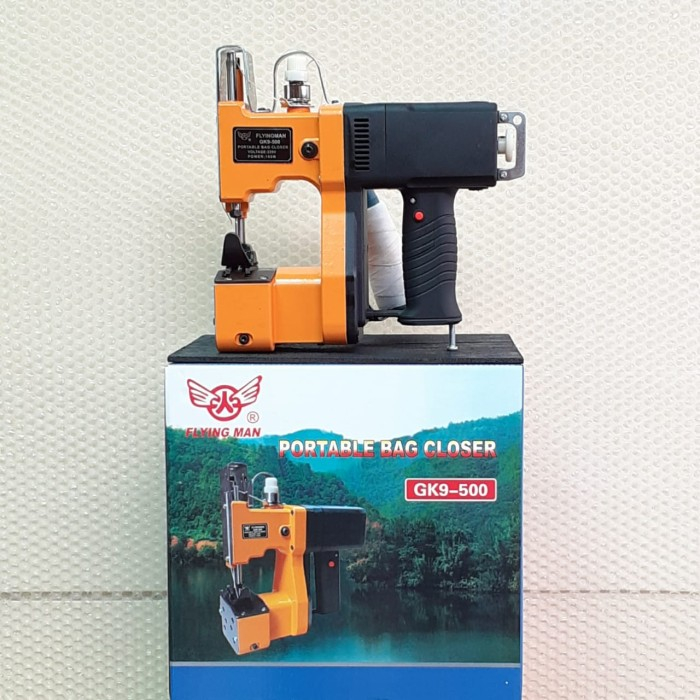 Mesin Jahit Karung Portable GK9-500 FLYINGMAN / Portable Bag Close Mesin Jahit Karung Beras Kantong Goni Kantong Semen GK9 500 FLYINGMAN