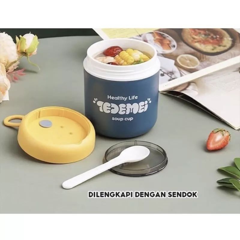 TERMOS SUP BUBUR MAKANAN TAHAN PANAS TEDEMEI