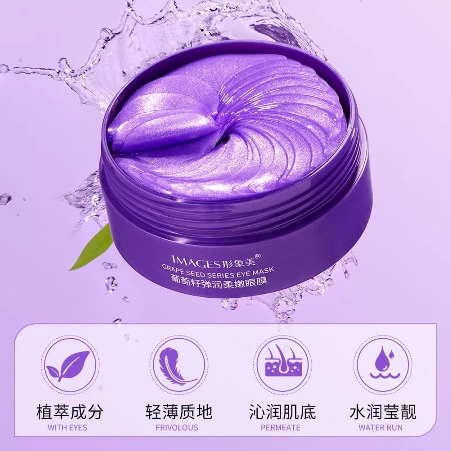 Masker Mata Images Grape Collagen Eye Mask Anggur Grape Seed Extract