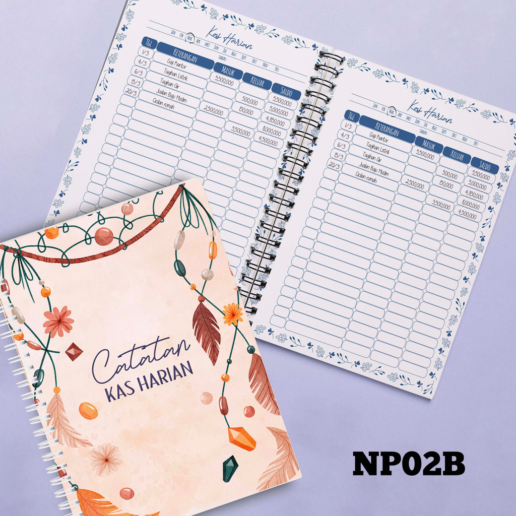 

Hanabi Buku Kas Harian BELI 2 Buku GRATIS 1 PEN GEL NP02