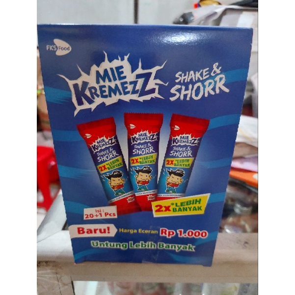 

Mie kremezz shorr shor sor 1 box isi 20 PCS - PASAR REBO PURWAKARTA