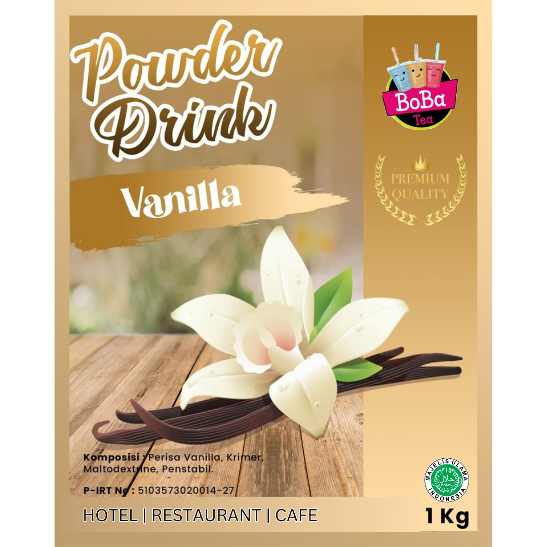 [1kg Premium] Bubuk Minuman Rasa Vanilla 1 KG