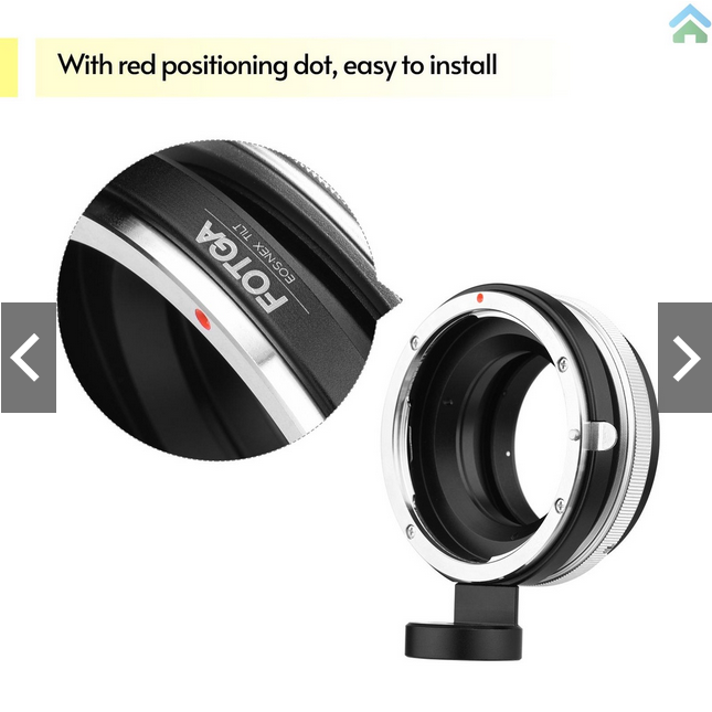 Adapter Adaptor Converter FOTGA TILT SHIFT Lens Lensa Canon EOS EF EF-S EFS DSLR to ke Kamera Sony E