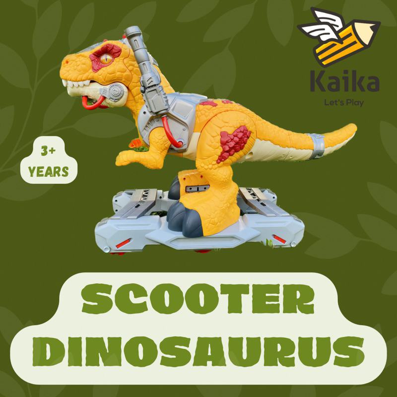 Mainan Dinosaurus T-rex Ride On Scooter Dinosaurus Mainan Scooter Trex Mainan Ride on Dinosaurus