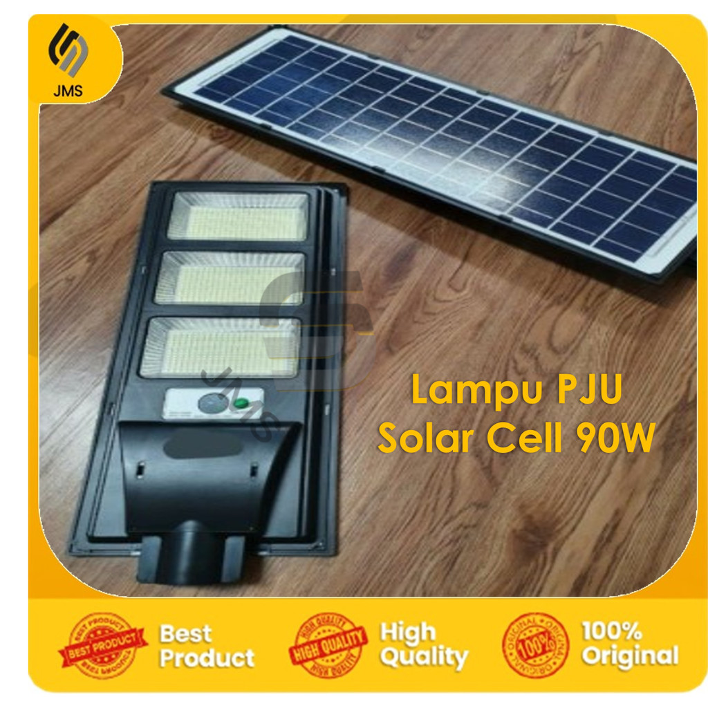 Lampu PJU Solar Cell 90w Tenaga Surya 90 W WATT 90Watt CAHAYA PUTIH / CAHAYA KUNING PJU SOLAR PANEL