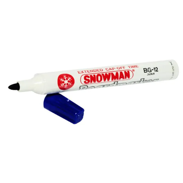 

Snowman Spidol White Board Marker Biru BG-12 Non Permanen