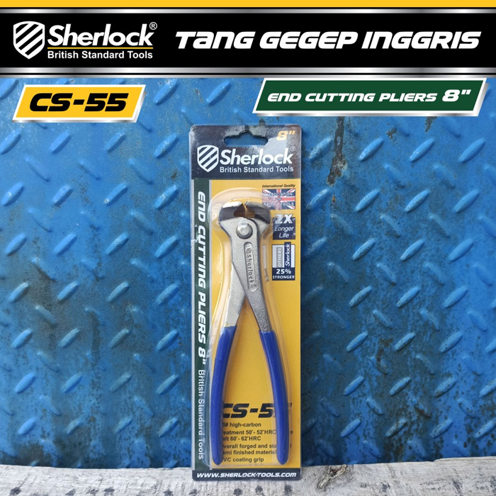 Tang Gegep Kakatua 8 inch Extra Kepala Besar Sherlock Chrome Vanadium