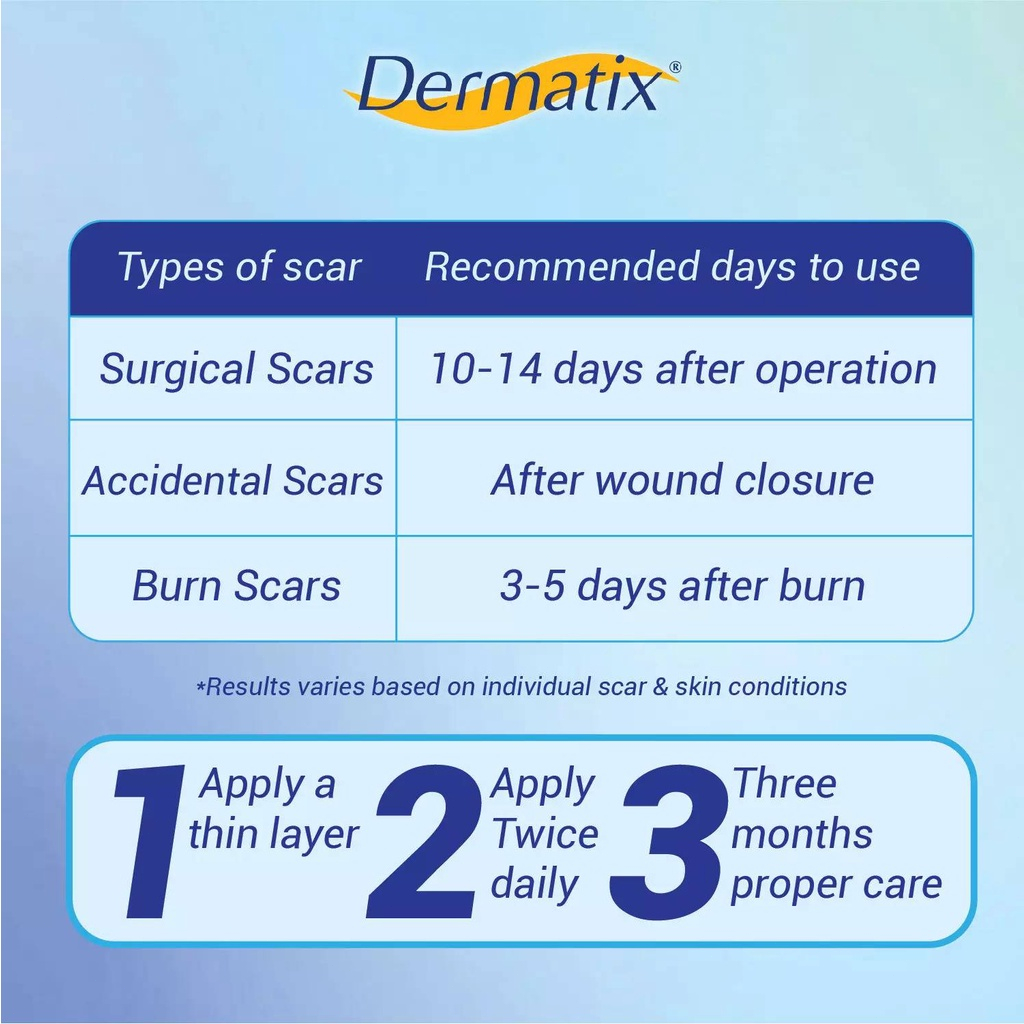 Dermatix Ultra Gel 15gr Advanced Scar Formula Gel LKrim Penghilang Bekas Luka / Bakar / Keloid Anti Scar Stretchmark Dermatik Dermatic