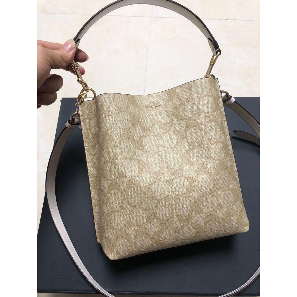 CA582 CA583 CB602 CA177 CA249 Original COACH Mollie Bucket Bag 22 In Signature Canvas