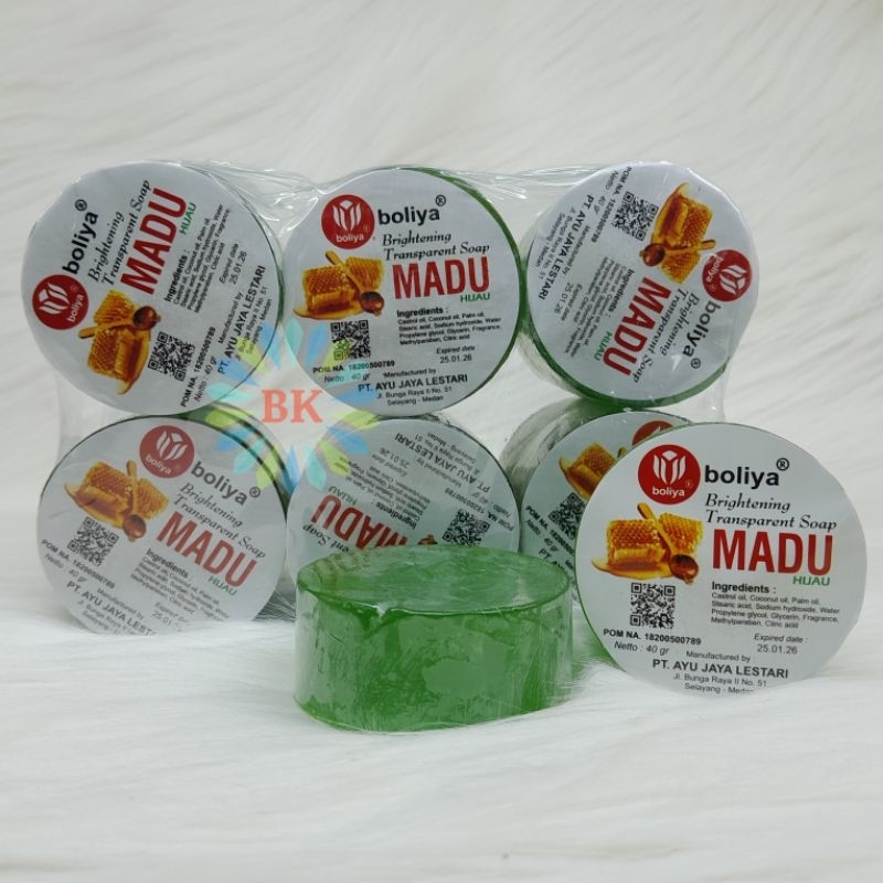 Sabun Boliya Madu Original BPOM (HARGA 1 LUSIN ISI.12PCS)