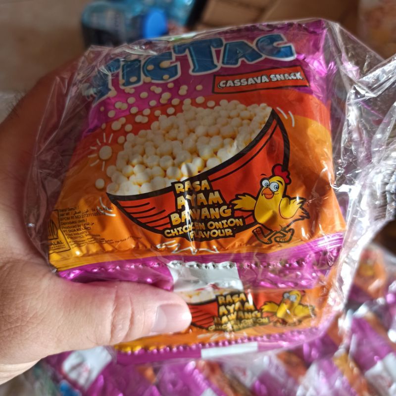 

Makanan Ringan Pilus TIC TAC Rasa Ayam Bawang