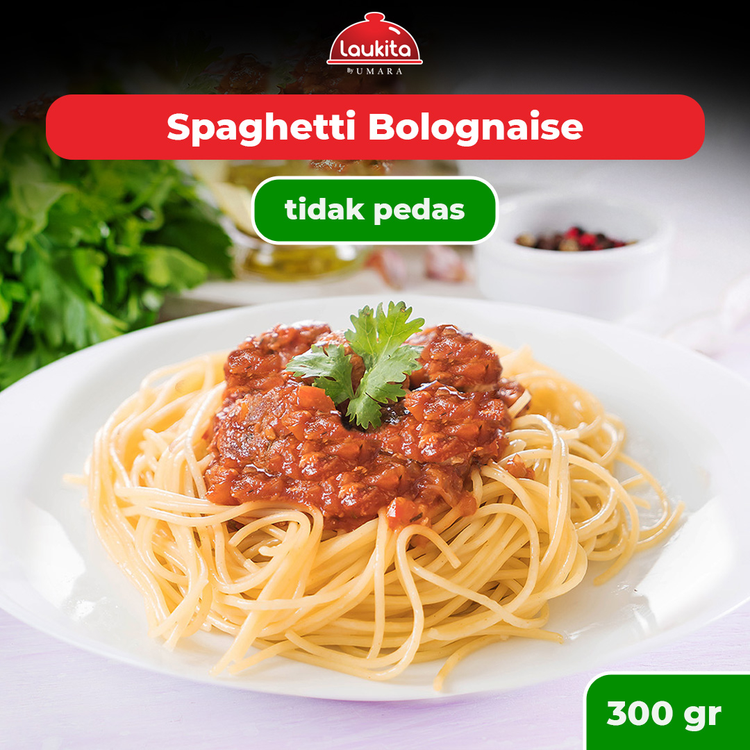 

[300g] Laukita Gourmet Spageti Bolognaise Frozen Food Pasta