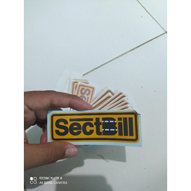 Stiker sectbill cutting