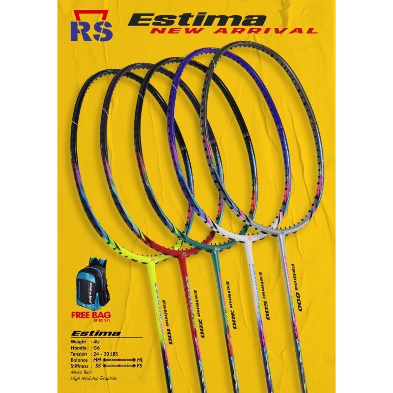 raket rs ESTIMA 100 200 300 500 600
