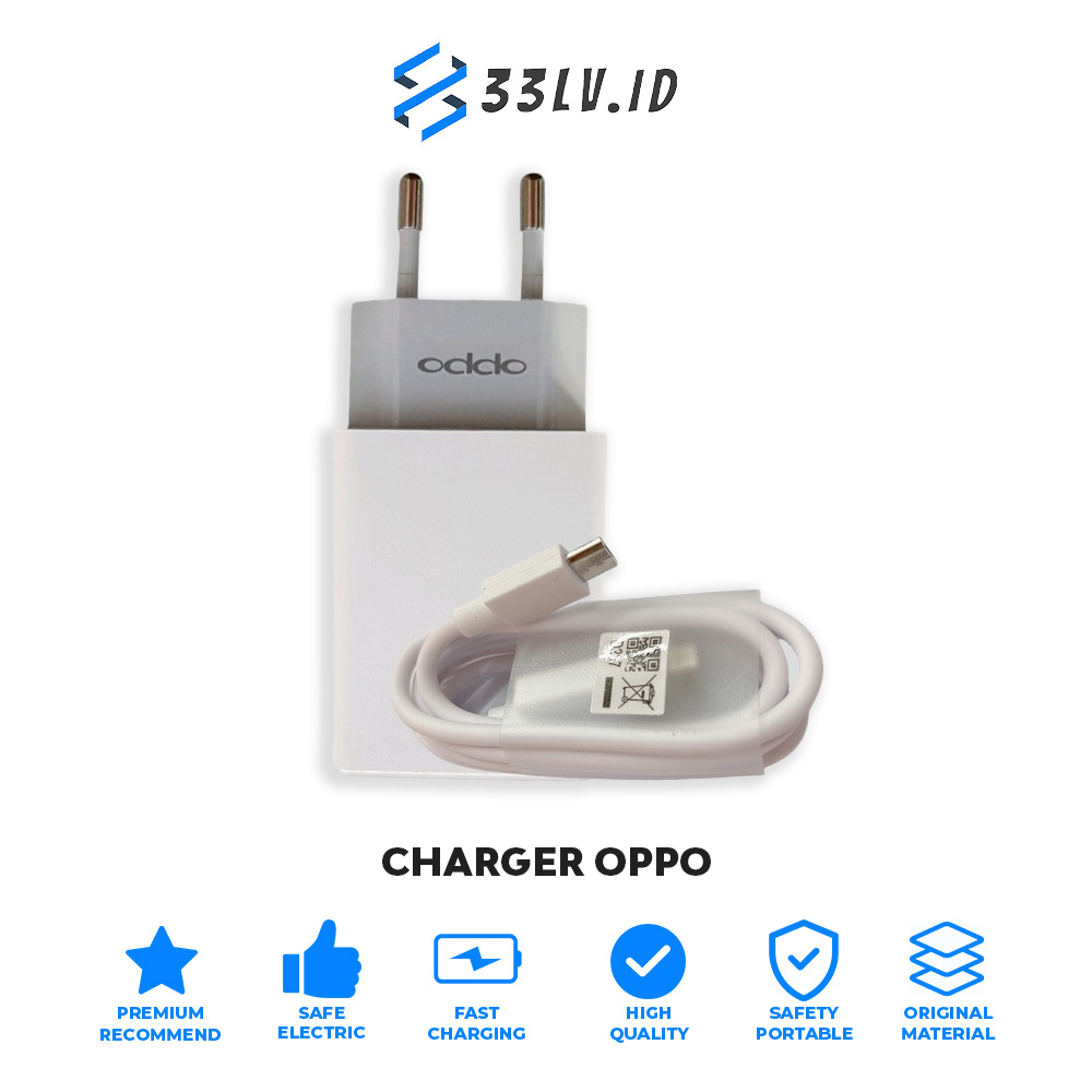 【33LV.ID】Charger oppo original fast charging/charger oppo F7 F5 F1s F1plus F3plus A7 A83 A3S A37