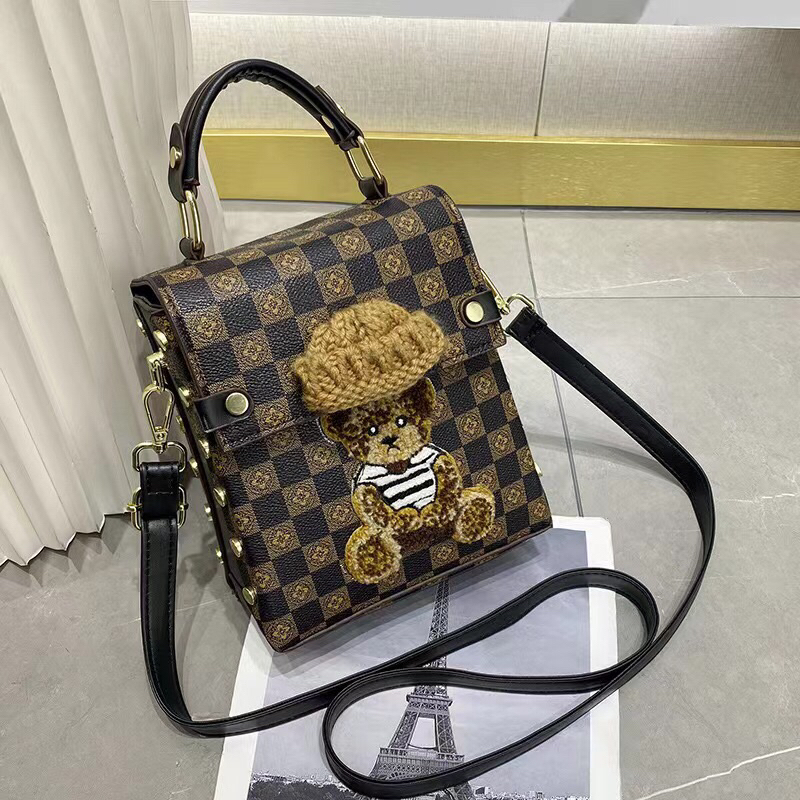 SG2190 syafniegalery tas selempang import gambar boneka