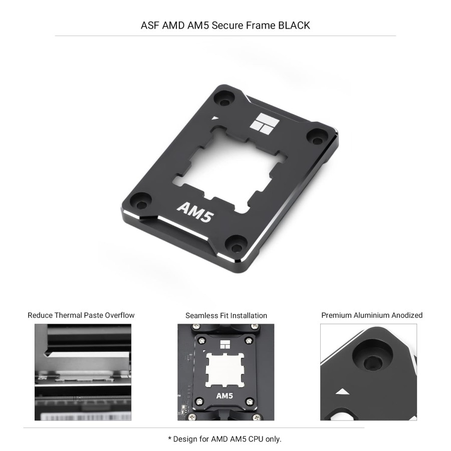 THERMALRIGHT ASF BLACK AM5 Secure Frame | AMD AM5 CPU Secure Frame