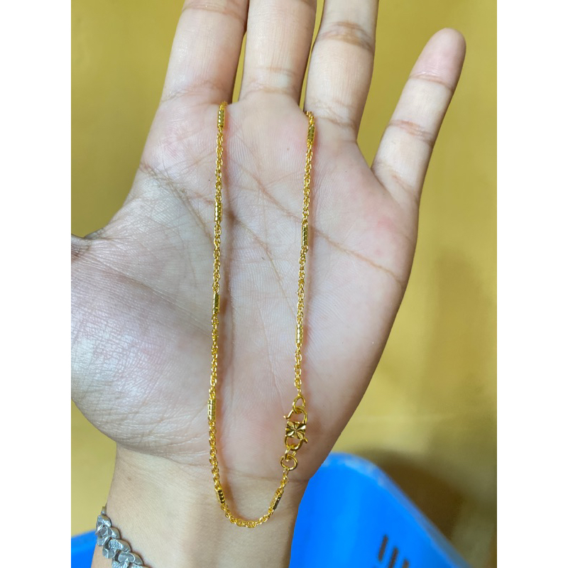 Kalung lapis emas 24k