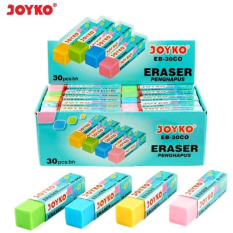

Penghapus Joyko ER-115, EB-30CO (1 pcs) / Penghapus panjang warna joyko / Setip warna panjang joyko EB-30CO, ER-115 per pcs / penghapus tanggung warna