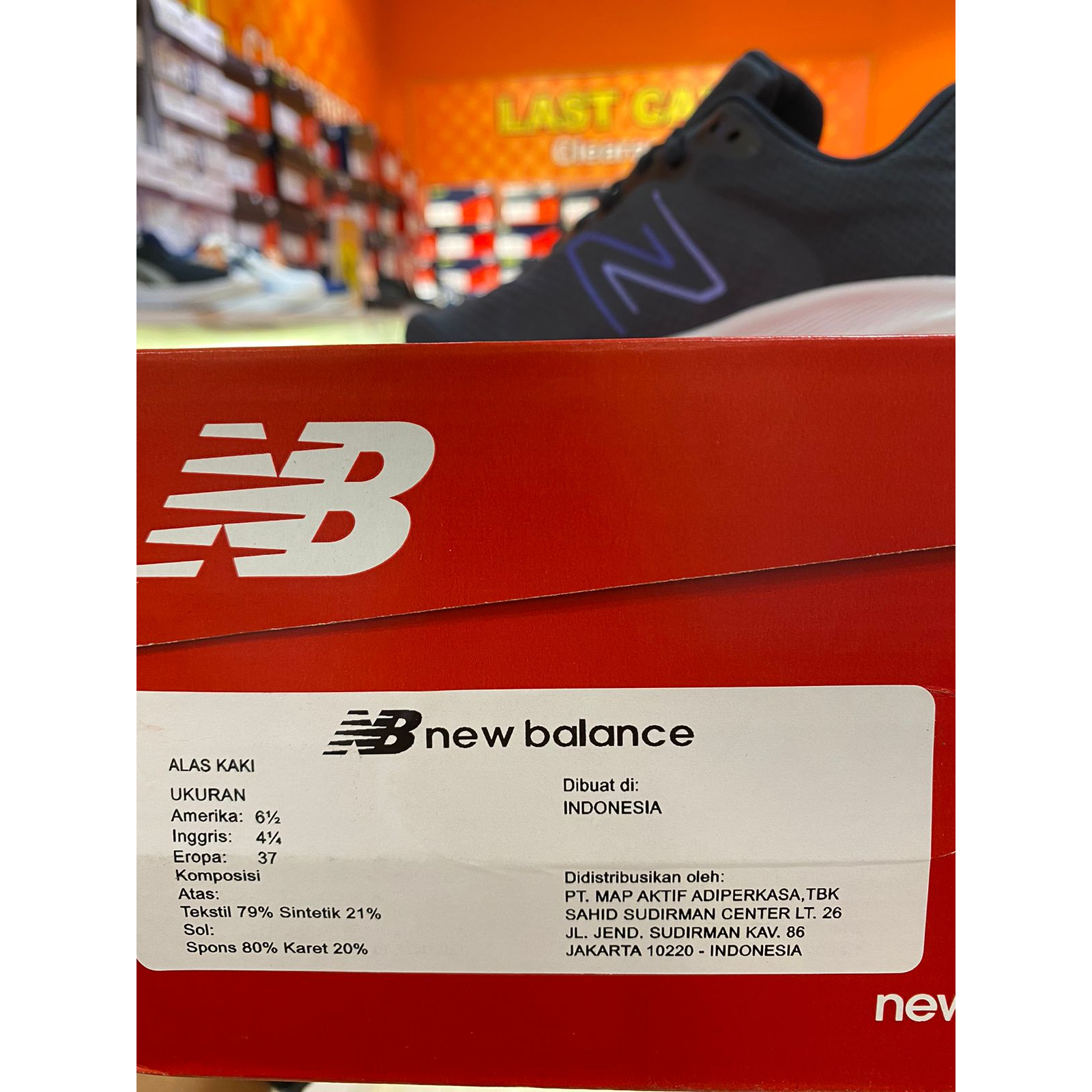 Sepatu New Balance Running Course W413LD2 Grey Women's Shoes