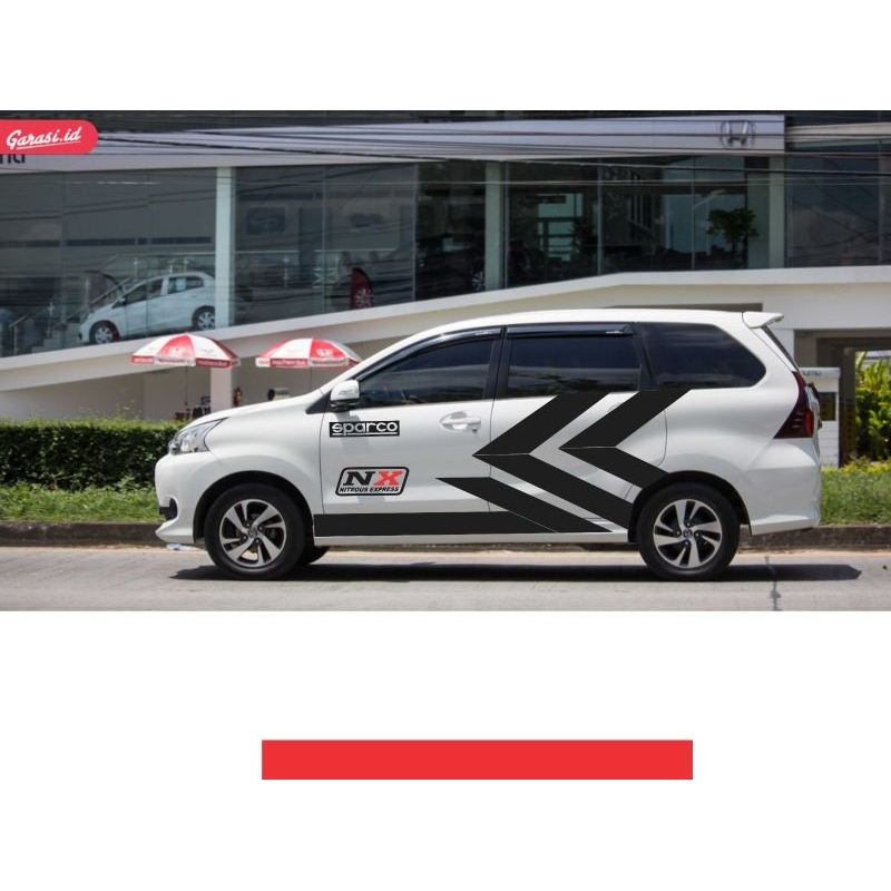 0576 sticker cutting mobil cutting custom suka suka sticker Avanza xenia