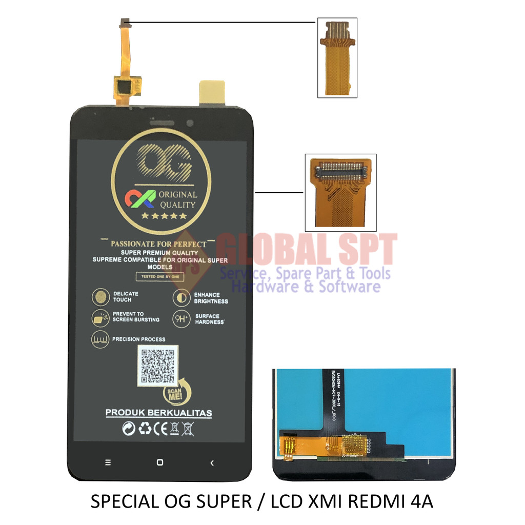 SPECIAL OG ORI SUPER / LCD TOUCHSCREEN XIAOMI REDMI 4A