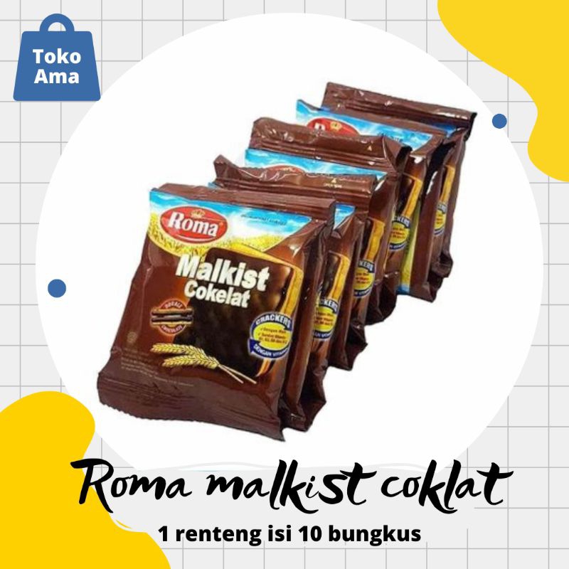 

[10 BUNGKUS] ROMA MALKIST COKLAT