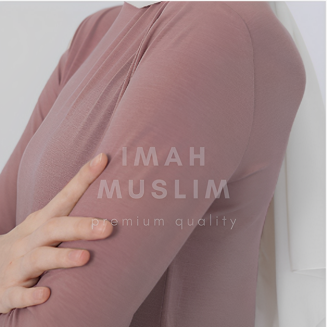 MANSET DALAMAN BAJU BAHAN RAYON SUPER PREMIUM HIGH TURTLENECK COOL &amp; STRETCH