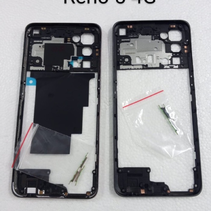 Tutup Mesin Middle Frame Bezel Tulangan Mesin OPPO Reno 5 5G