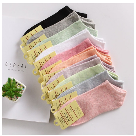 KAOS KAKI CEWEK POLOS SEMATA KAKI / KAOS KAKI WANITA ANKLE CUTE / SOCKS / SHORT SOCKS / KAOS KAKI PENDEK WARNA CERAH | FADHILAH SHOP BJB