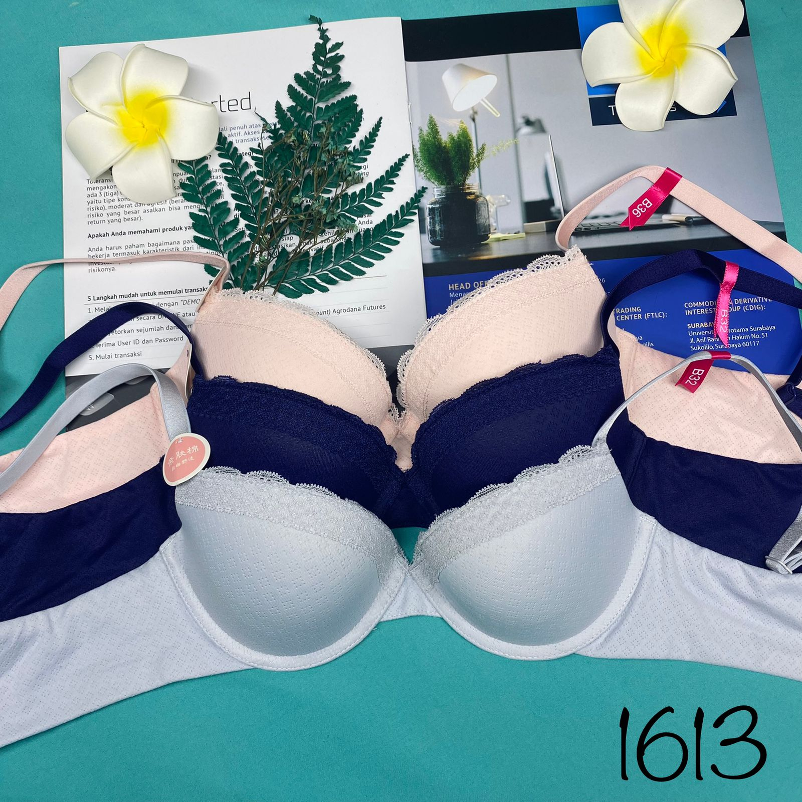 BRA / BH WANITA 1613 BUSA SEDANG ADA KAWAT SIZE 34-38