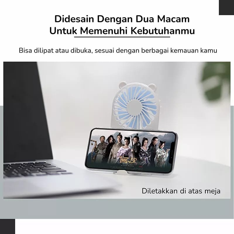 KIPAS ANGIN GENGGAM TANGAN USB FAN  / HANDY MINI FAN PORTABLE KIPAS ELEKTRIK VIRAL UNTUK OUTDOOR TRAVELLING KONSER PICNIK  JALAN LUAR RUANGAN