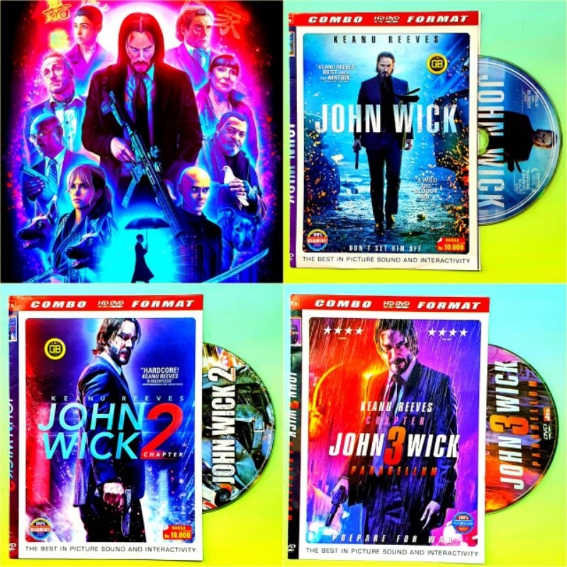 KASET FILM JOHN WICK CHAPTER 4 TERBARU-FILM JOHN WICK 1-4 LENGKAP