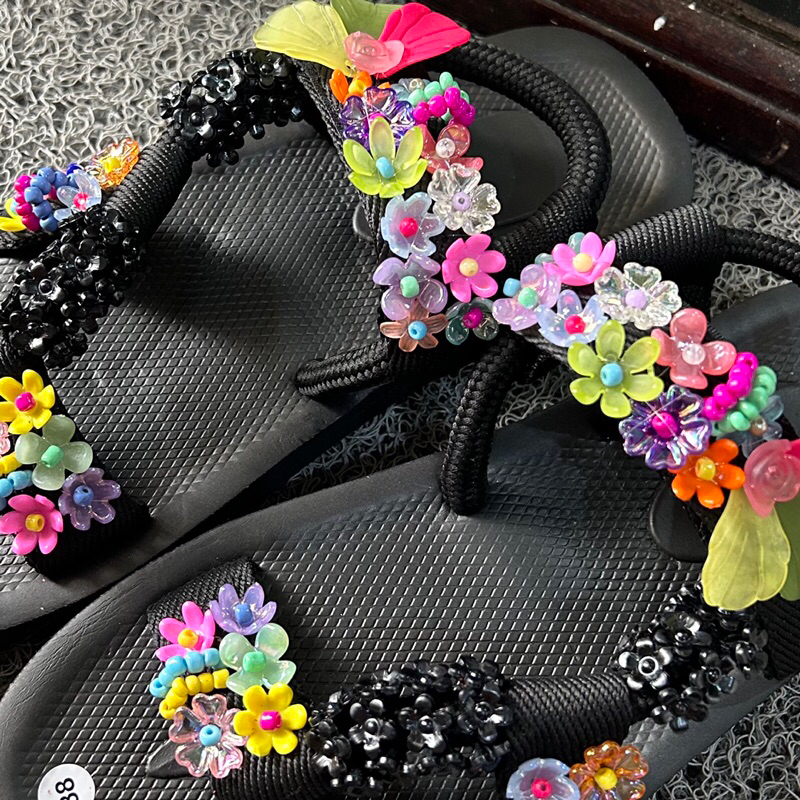 Odelia (Beads Sandal - Sandal Mote/Manik Wanita)