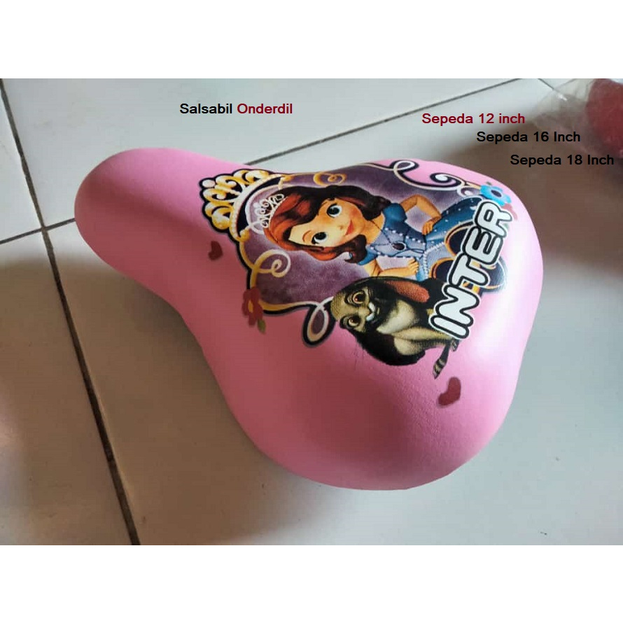 Sedel Sepeda Anak Perempuan 12 inch, 18 Inch, 20 Inch