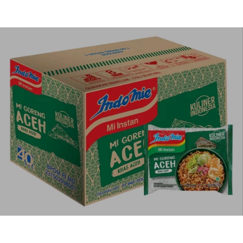 

Indomie Aceh 1ctn isi 40pcs
