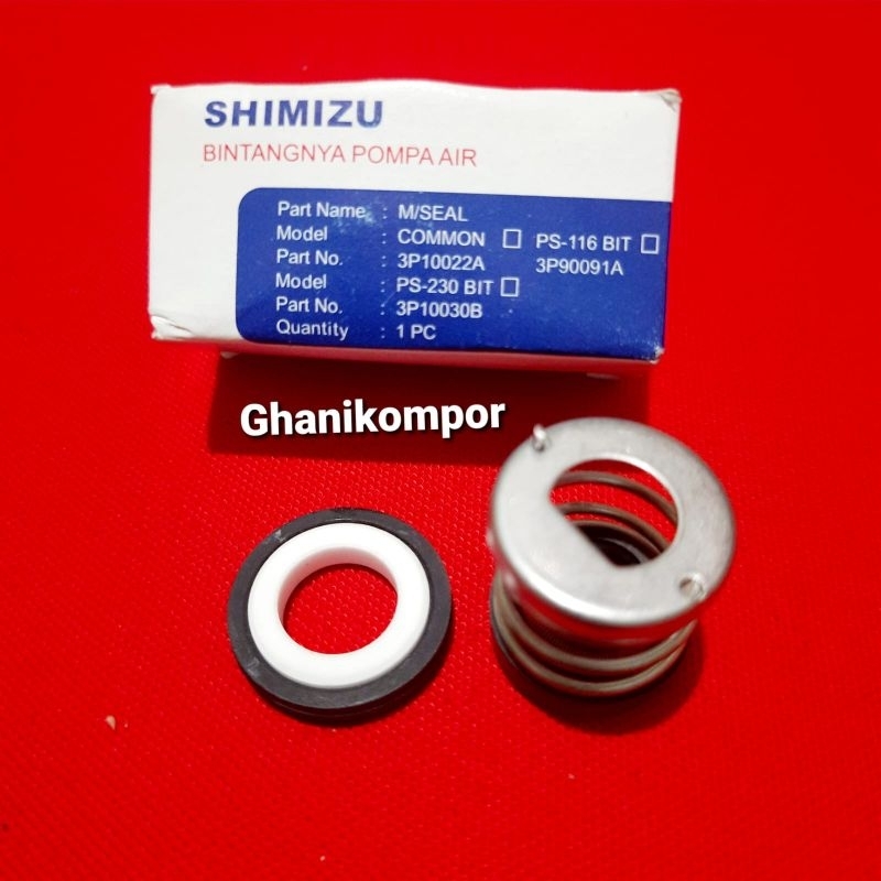 Seal Pompa Air Shimizu PS 130. PS 135. PS 128 ASLI mechanical seal Original shimizu