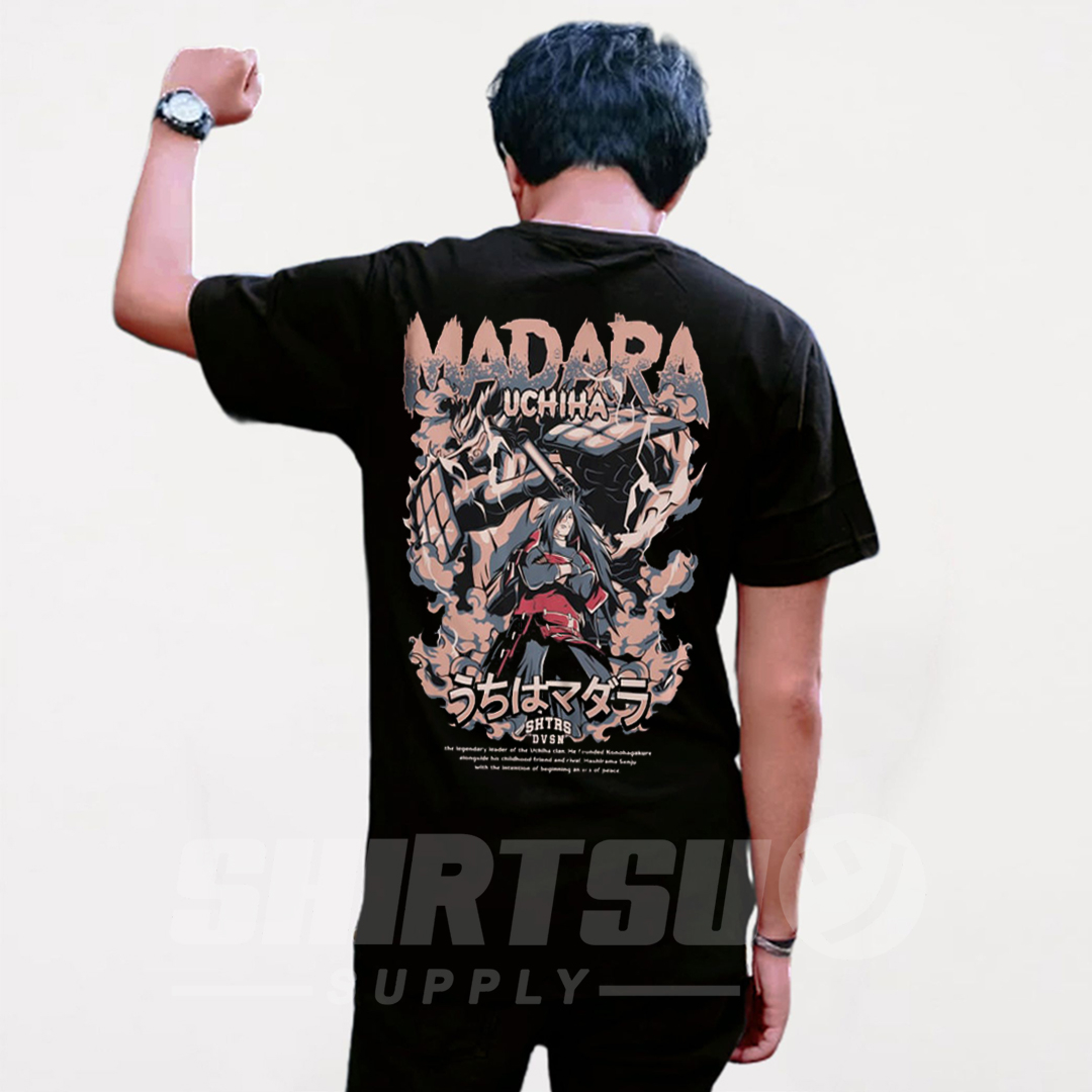 Shirtsu Supply Baju Kaos Merchandise T Shirt Distro Pria Anime Madara Uchiha Itachi Akatsuki Akatsuk