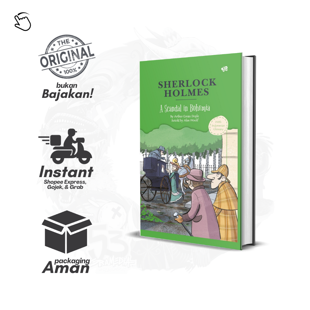 Gramedia Bali - Abridged Classic Series: Sherlock Holmes, A Scandal in Bohemia