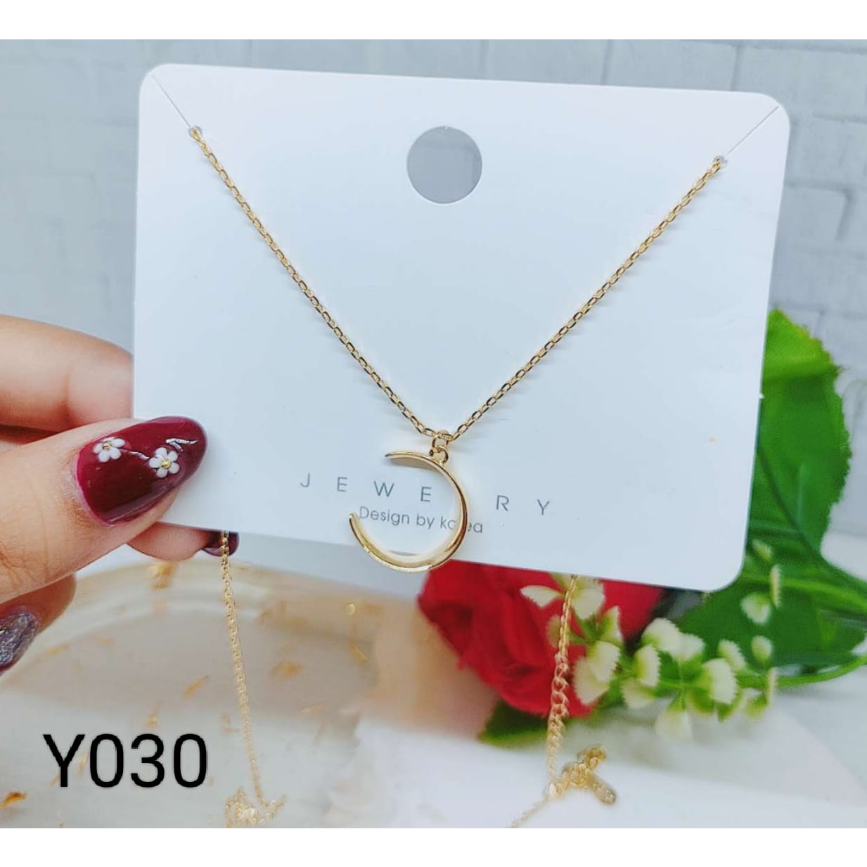 Kalung Titanium Perhiasan Fashion Y030/031/032