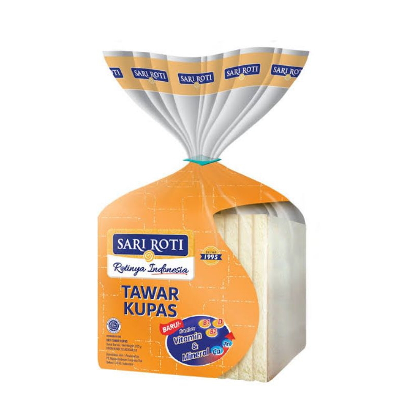 

Sari roti tawar kupas